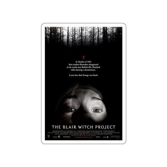 THE BLAIR WITCH PROJECT (2) 1999 Movie Poster STICKER Vinyl Die-Cut Decal-White-The Sticker Space