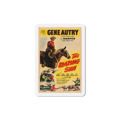 The Blazing Sun 1950 Movie Poster Refrigerator Magnet 5 Inch - The Sticker Space