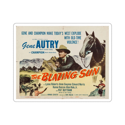 The Blazing Sun 1950 v2 Movie Poster STICKER Vinyl Die-Cut Decal-4 Inch-The Sticker Space