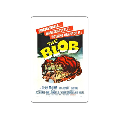 THE BLOB 1958 Movie Poster STICKER Vinyl Die-Cut Decal 4 Inch - The Sticker Space