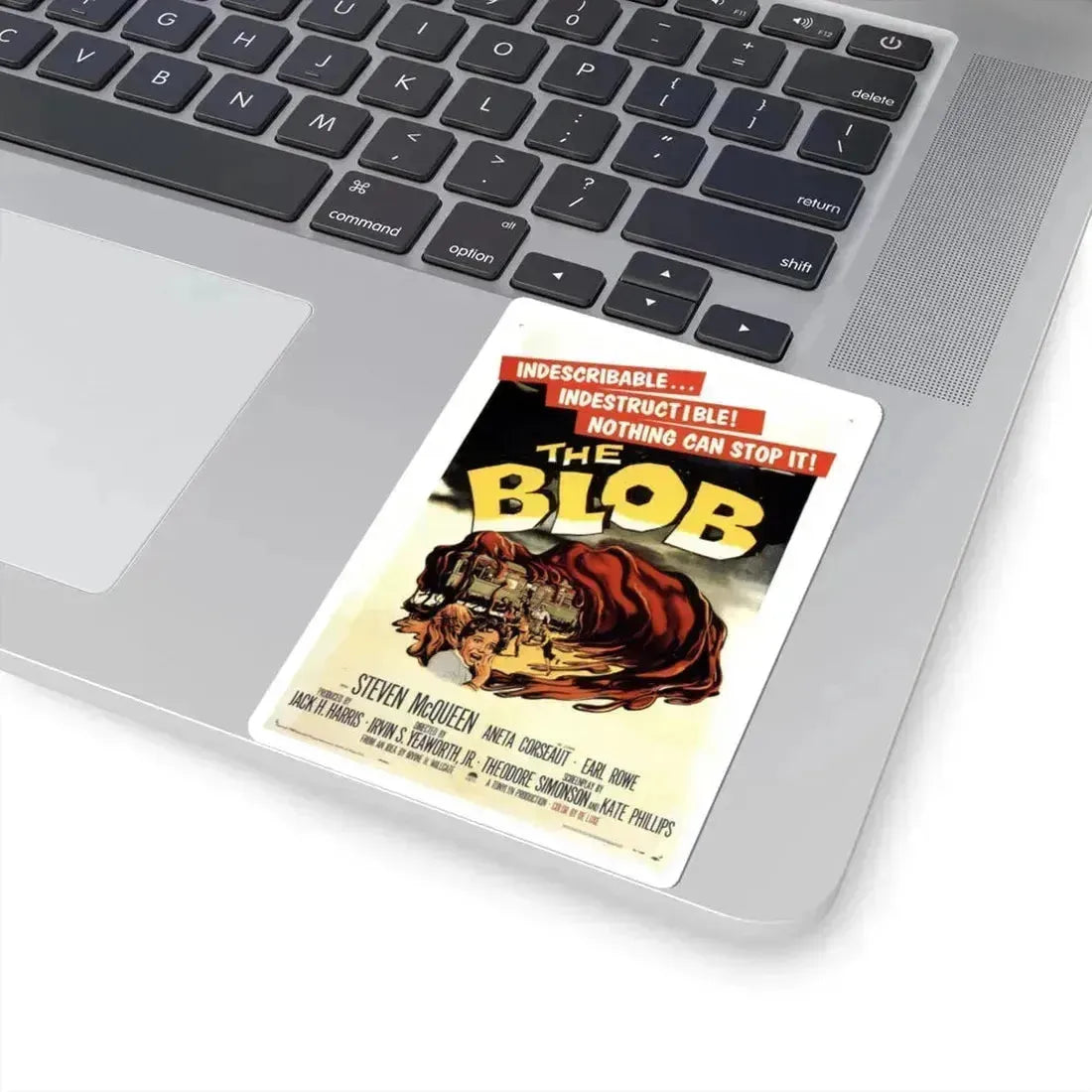 The Blob 1958 Movie Poster - STICKER Vinyl Kiss-Cut Decal - The Sticker Space