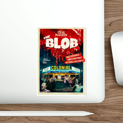 The Blob 1958 v2 Movie Poster STICKER Vinyl Die-Cut Decal-The Sticker Space