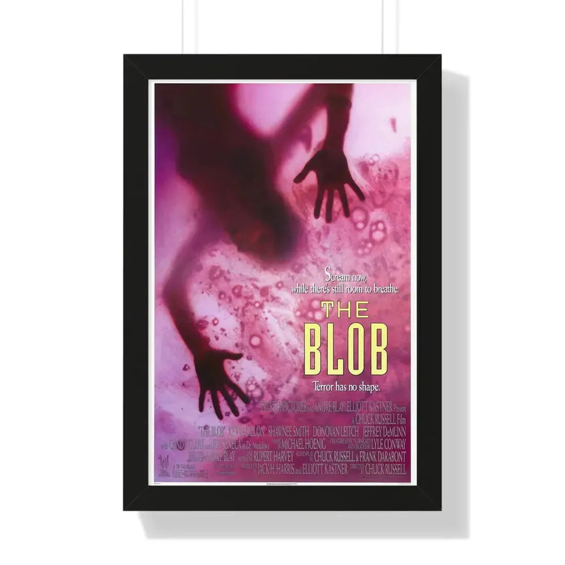 THE BLOB 1988 - Framed Movie Poster 16″ x 24″ Black - The Sticker Space