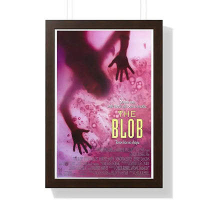 THE BLOB 1988 - Framed Movie Poster 16″ x 24″ Walnut - The Sticker Space