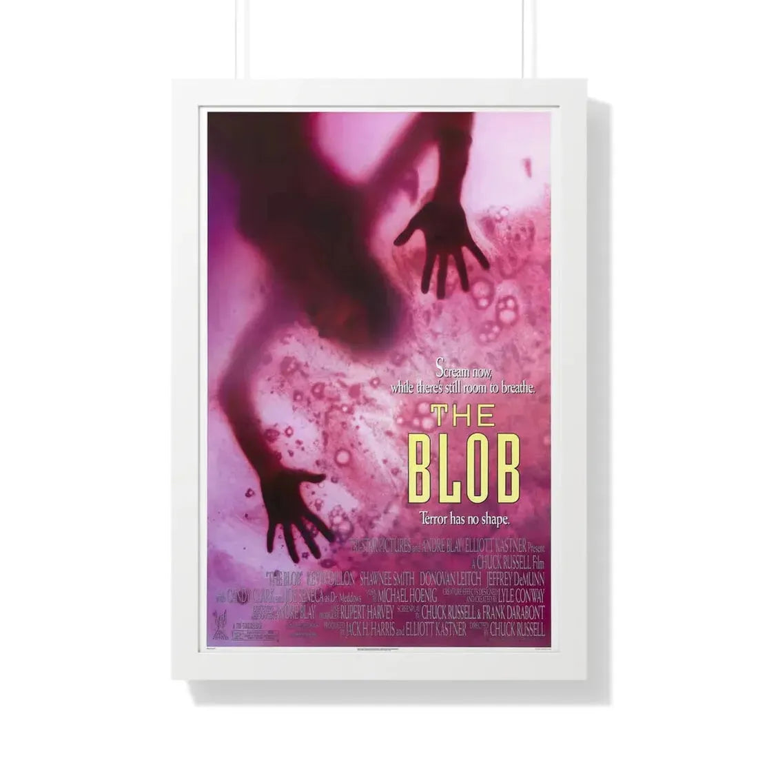 THE BLOB 1988 - Framed Movie Poster 20" x 30" White - The Sticker Space