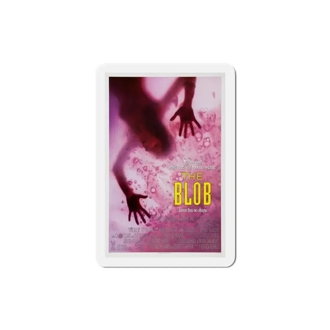 The Blob 1988 Movie Poster Refrigerator Magnet 3 Inch - The Sticker Space
