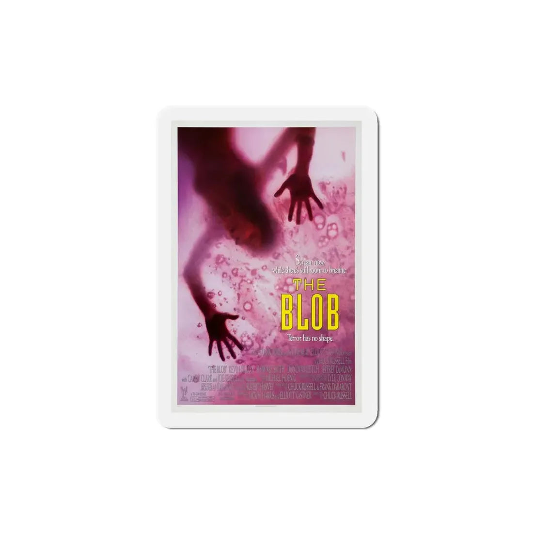 The Blob 1988 Movie Poster Refrigerator Magnet 4 Inch - The Sticker Space
