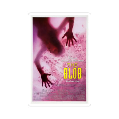 The Blob 1988 Movie Poster - STICKER Vinyl Kiss-Cut Decal 6 Inch White - The Sticker Space