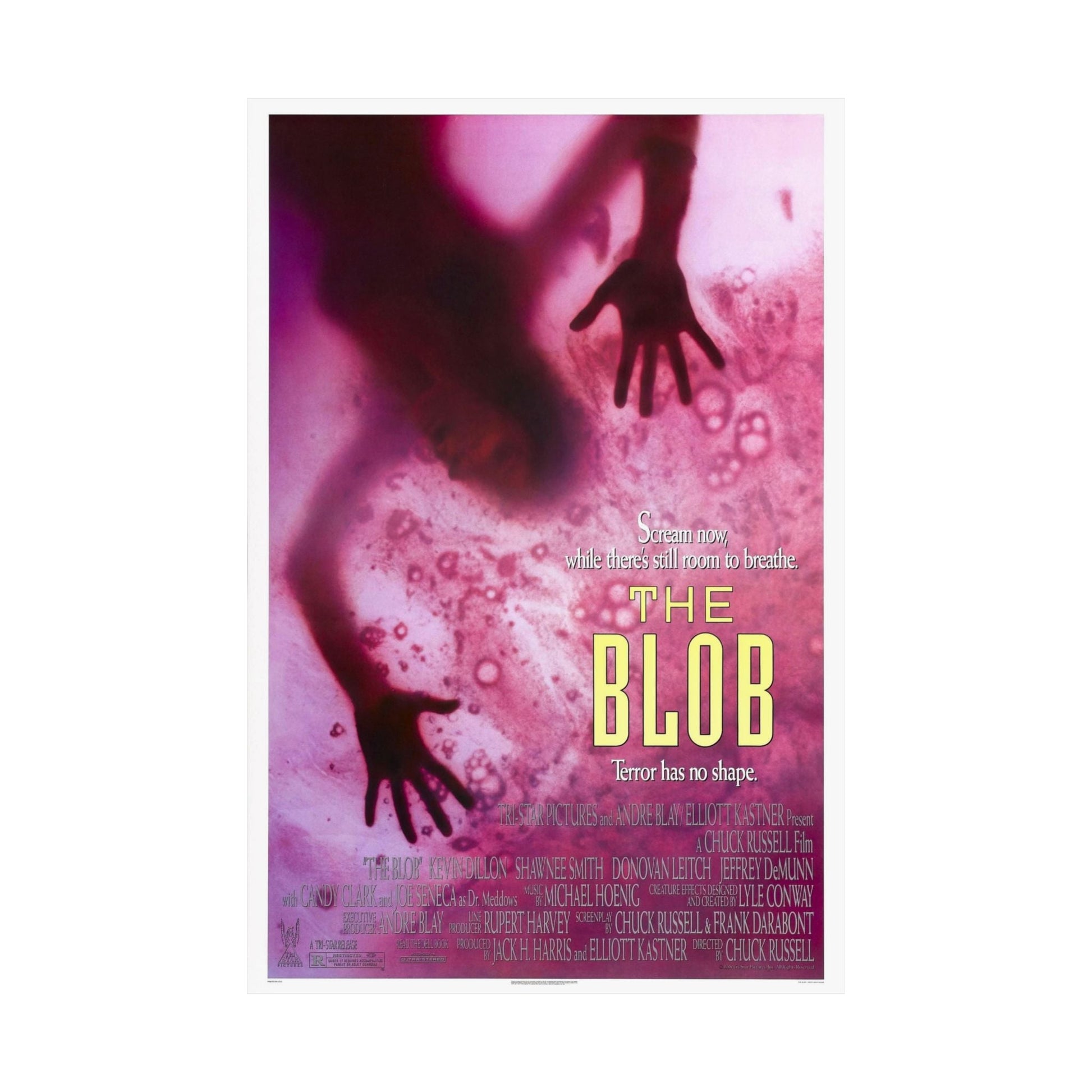 THE BLOB 1988 - Paper Movie Poster-The Sticker Space