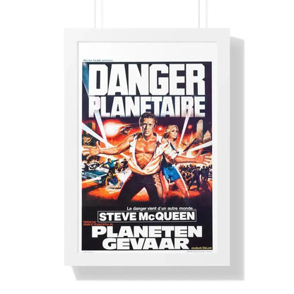 THE BLOB (BELGIAN) 2 1958 - Framed Movie Poster 16″ x 24″ White - The Sticker Space