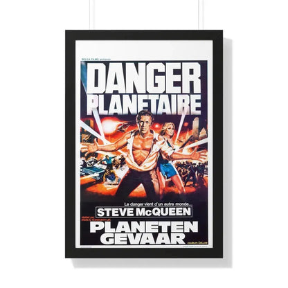 THE BLOB (BELGIAN) 2 1958 - Framed Movie Poster 20" x 30" Black - The Sticker Space