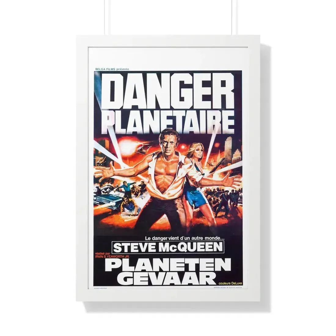 THE BLOB (BELGIAN) 2 1958 - Framed Movie Poster 20" x 30" White - The Sticker Space