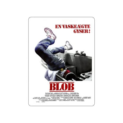 THE BLOB (DANISH) 1988 Movie Poster STICKER Vinyl Die-Cut Decal 3 Inch - The Sticker Space