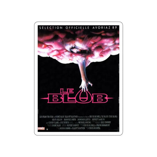 THE BLOB (FRENCH) 1958 Movie Poster STICKER Vinyl Die-Cut Decal 2 Inch - The Sticker Space