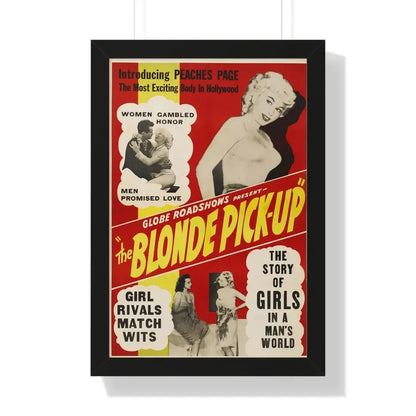 THE BLONDE PICK-UP 1951 - Framed Movie Poster 16″ x 24″ Black - The Sticker Space