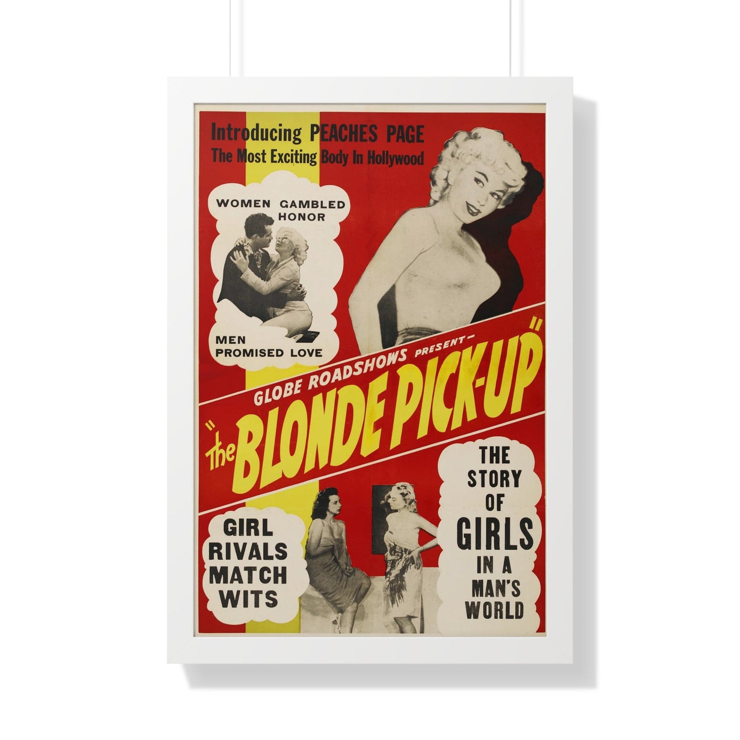 THE BLONDE PICK-UP 1951 - Framed Movie Poster-20" x 30"-The Sticker Space