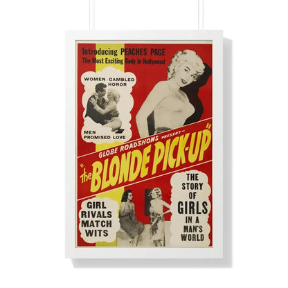 THE BLONDE PICK-UP 1951 - Framed Movie Poster 20" x 30" White - The Sticker Space