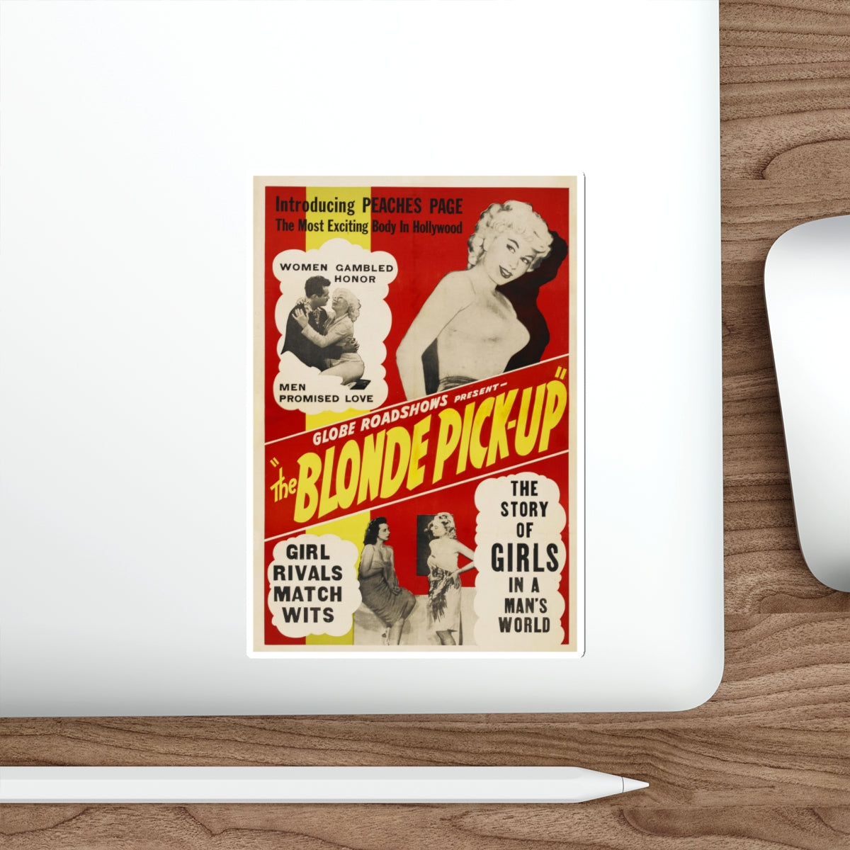 THE BLONDE PICK-UP 1951 Movie Poster STICKER Vinyl Die-Cut Decal-The Sticker Space