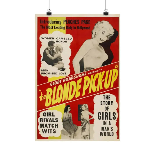 THE BLONDE PICK-UP 1951 - Paper Movie Poster 12″ x 18″ Matte - The Sticker Space