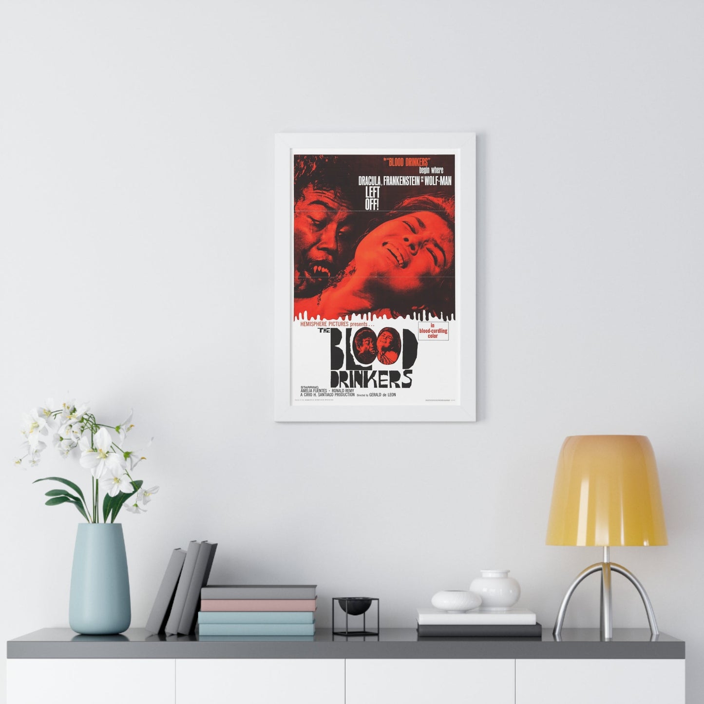 THE BLOOD DRINKERS 1964 - Framed Movie Poster-The Sticker Space