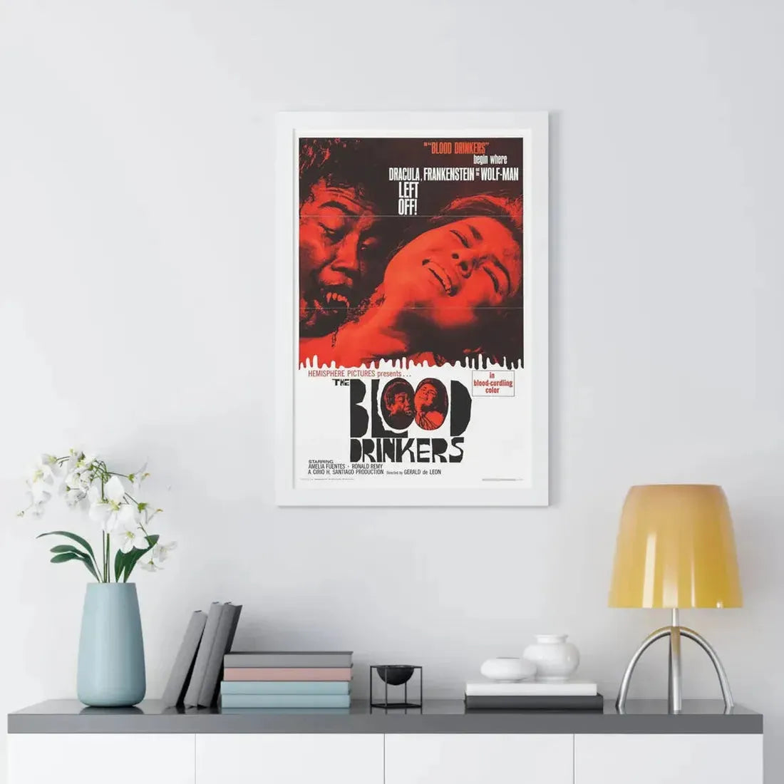 THE BLOOD DRINKERS 1964 - Framed Movie Poster - The Sticker Space