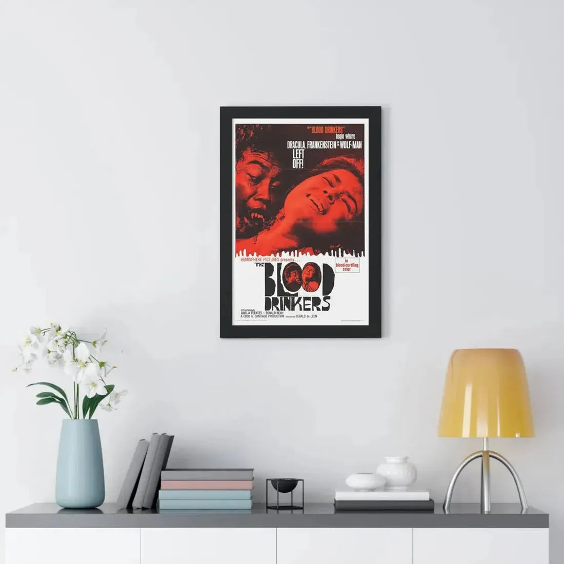 THE BLOOD DRINKERS 1964 - Framed Movie Poster - The Sticker Space