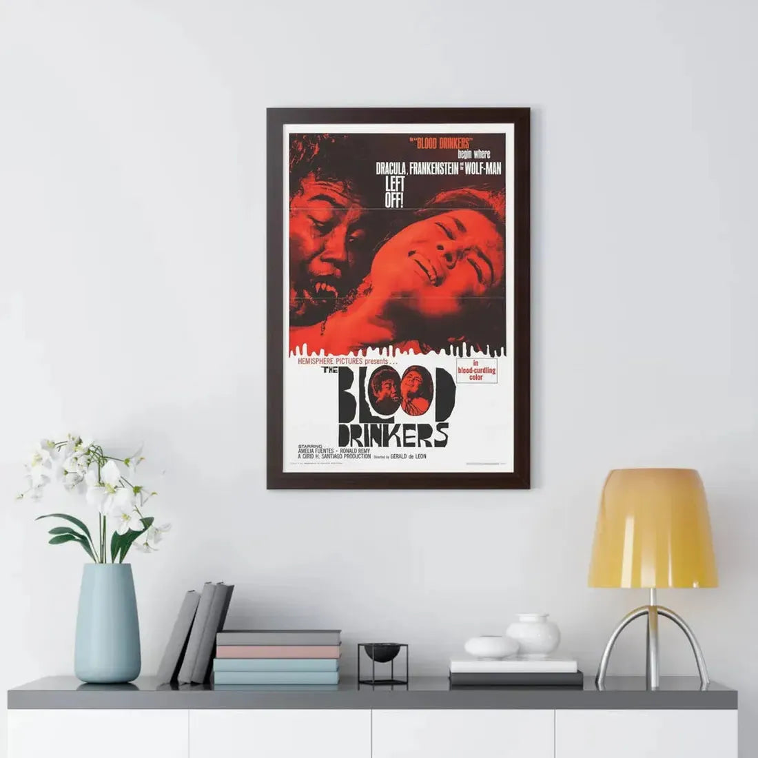 THE BLOOD DRINKERS 1964 - Framed Movie Poster - The Sticker Space