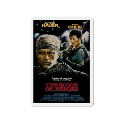 THE BLOOD OF HEROES (SALUTE OF THE JUGGER) 1969 Movie Poster - Refrigerator Magnet 2 Inch Die-Cut - The Sticker Space