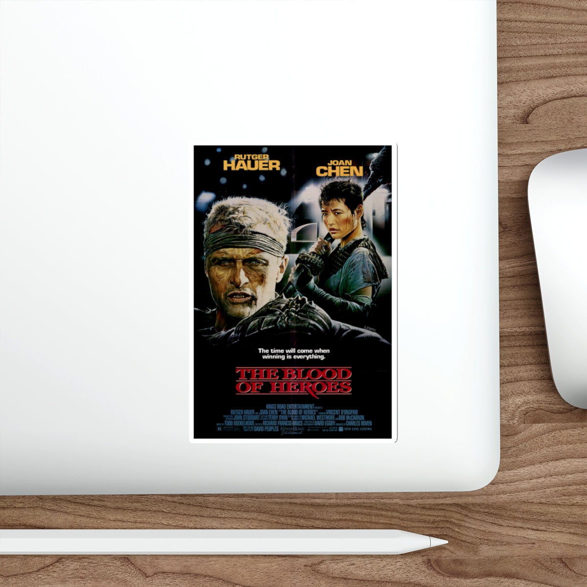 THE BLOOD OF HEROES (SALUTE OF THE JUGGER) 1969 Movie Poster STICKER Vinyl Die-Cut Decal-The Sticker Space