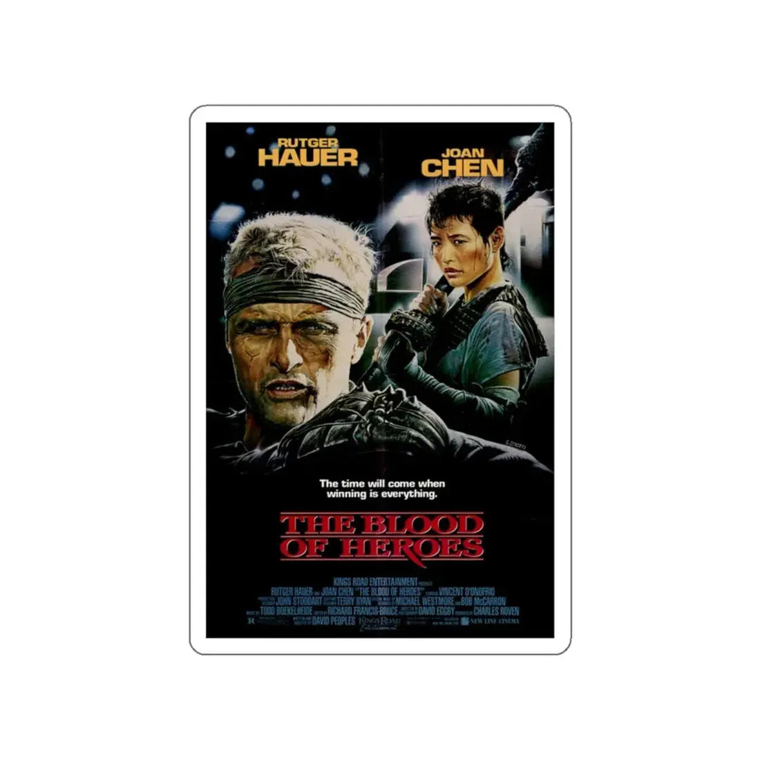 THE BLOOD OF HEROES (SALUTE OF THE JUGGER) 1969 Movie Poster STICKER Vinyl Die-Cut Decal 6 Inch - The Sticker Space