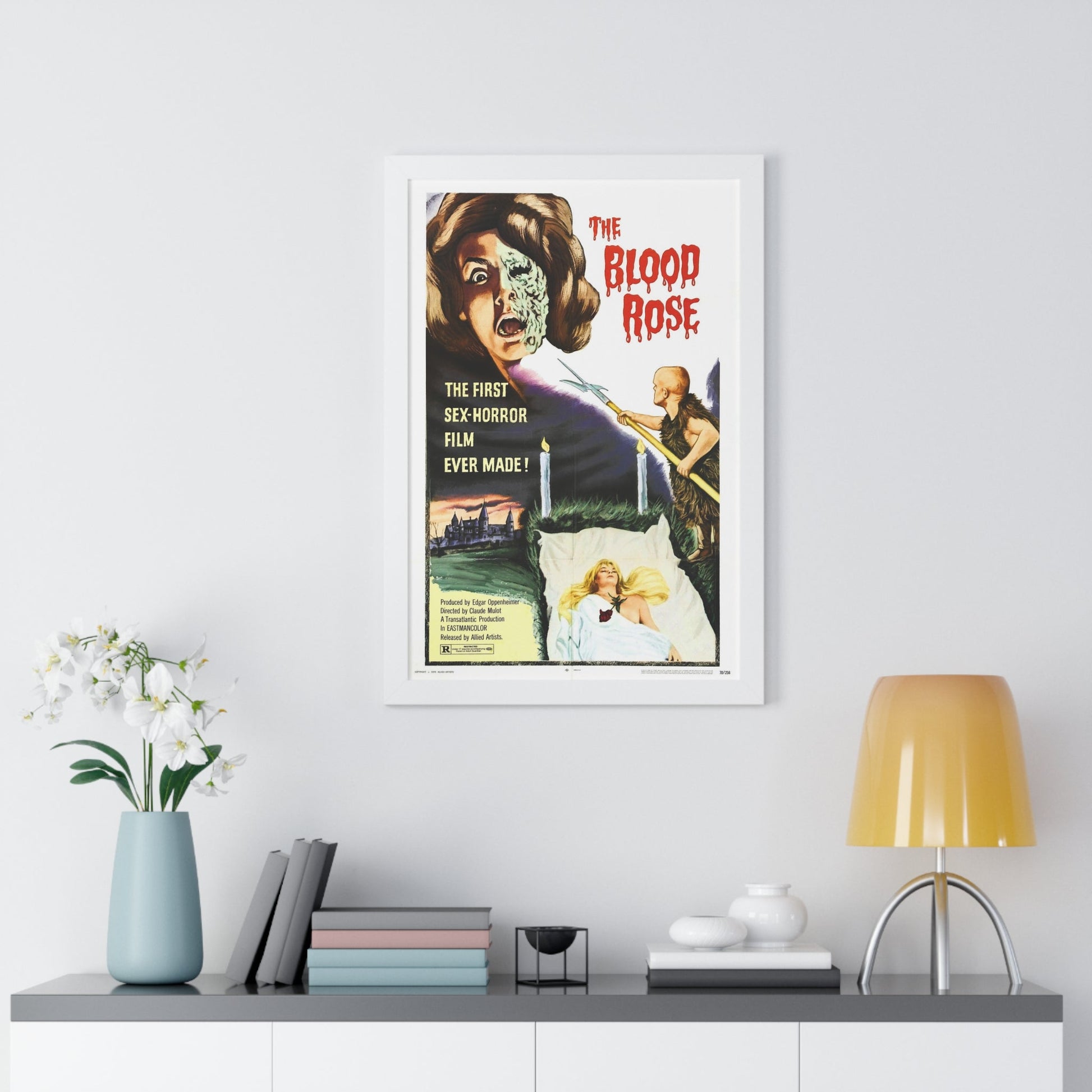 THE BLOOD ROSE 1970 - Framed Movie Poster-The Sticker Space