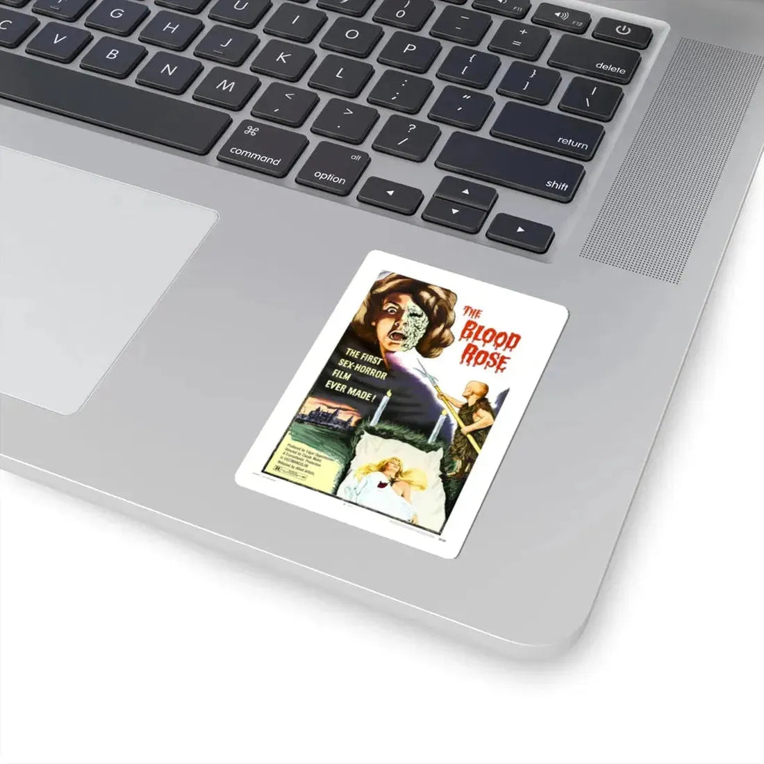 THE BLOOD ROSE 1970 Movie Poster - STICKER Vinyl Kiss-Cut Decal - The Sticker Space