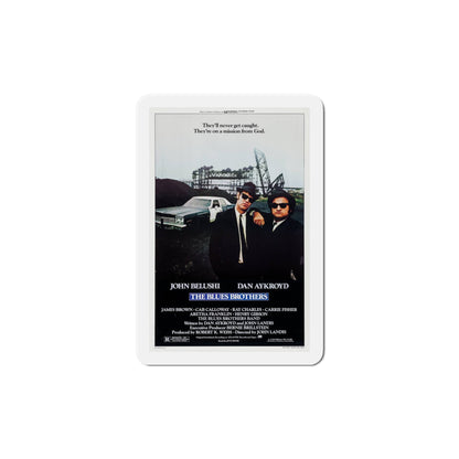 The Blues Brothers 1980 Movie Poster Die-Cut Magnet-6 × 6"-The Sticker Space