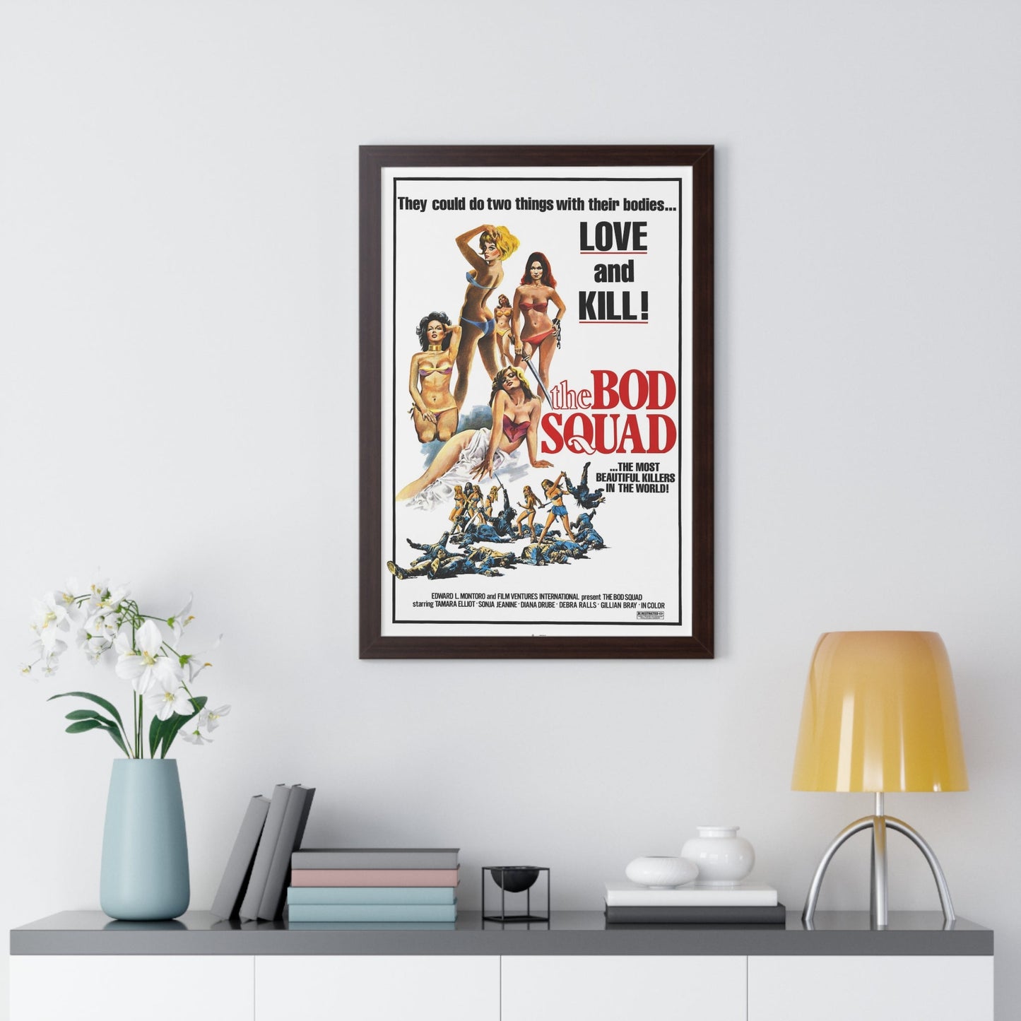 THE BOD SQUAD (VIRGINS OF THE SEVEN SEAS) 1974 - Framed Movie Poster-The Sticker Space