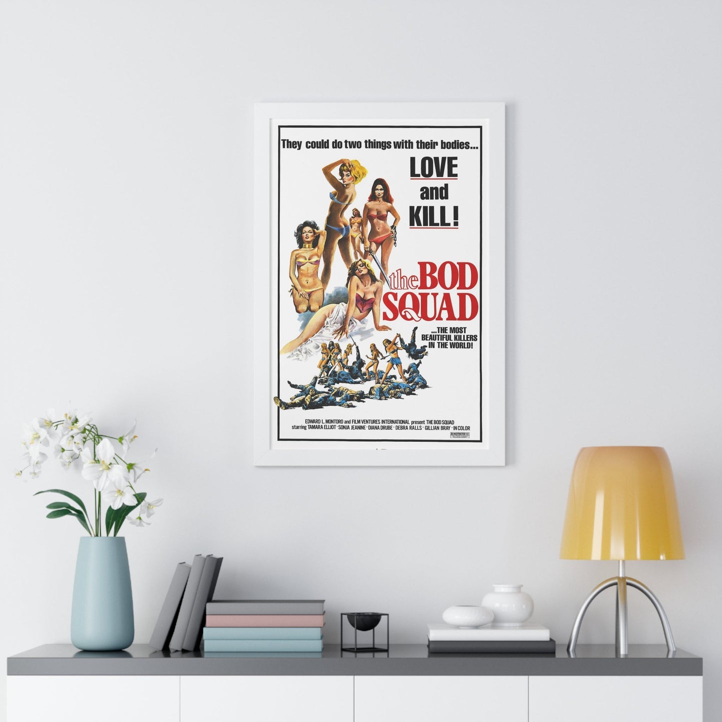 THE BOD SQUAD (VIRGINS OF THE SEVEN SEAS) 1974 - Framed Movie Poster-The Sticker Space