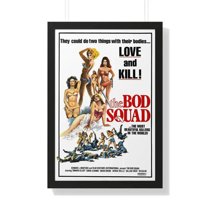 THE BOD SQUAD (VIRGINS OF THE SEVEN SEAS) 1974 - Framed Movie Poster 20" x 30" Black - The Sticker Space