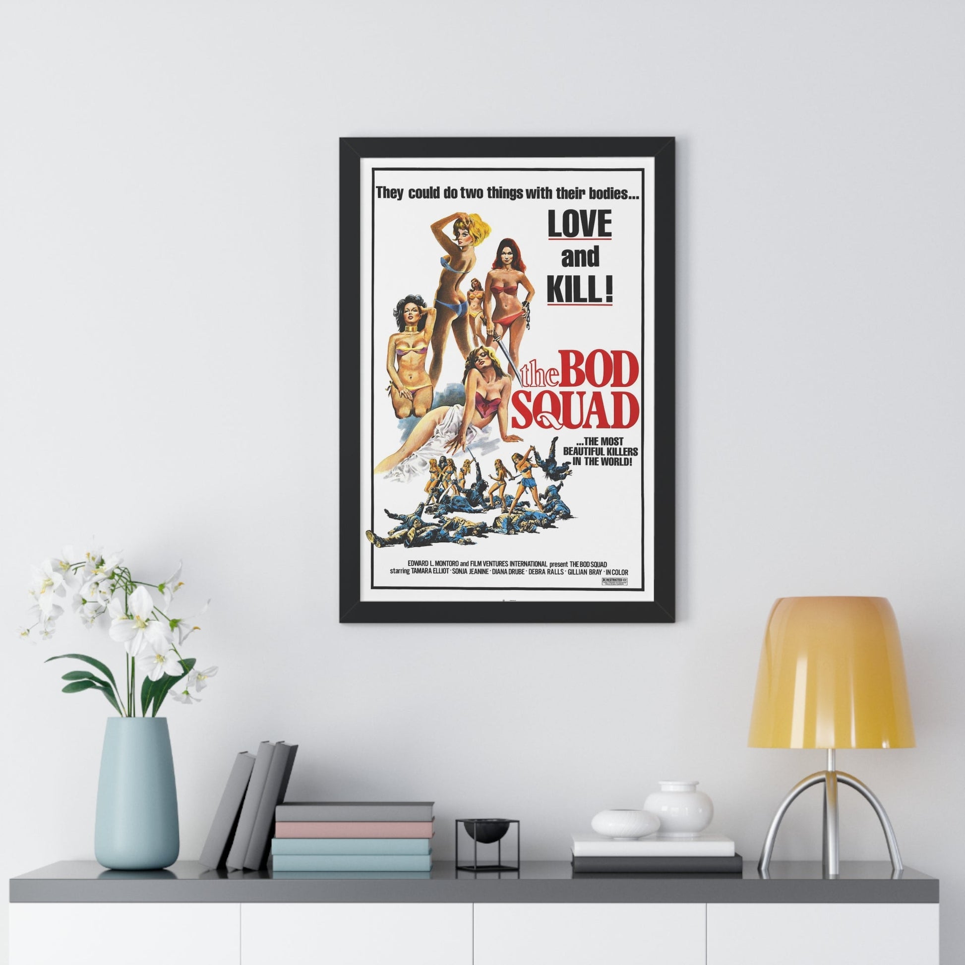 THE BOD SQUAD (VIRGINS OF THE SEVEN SEAS) 1974 - Framed Movie Poster-The Sticker Space