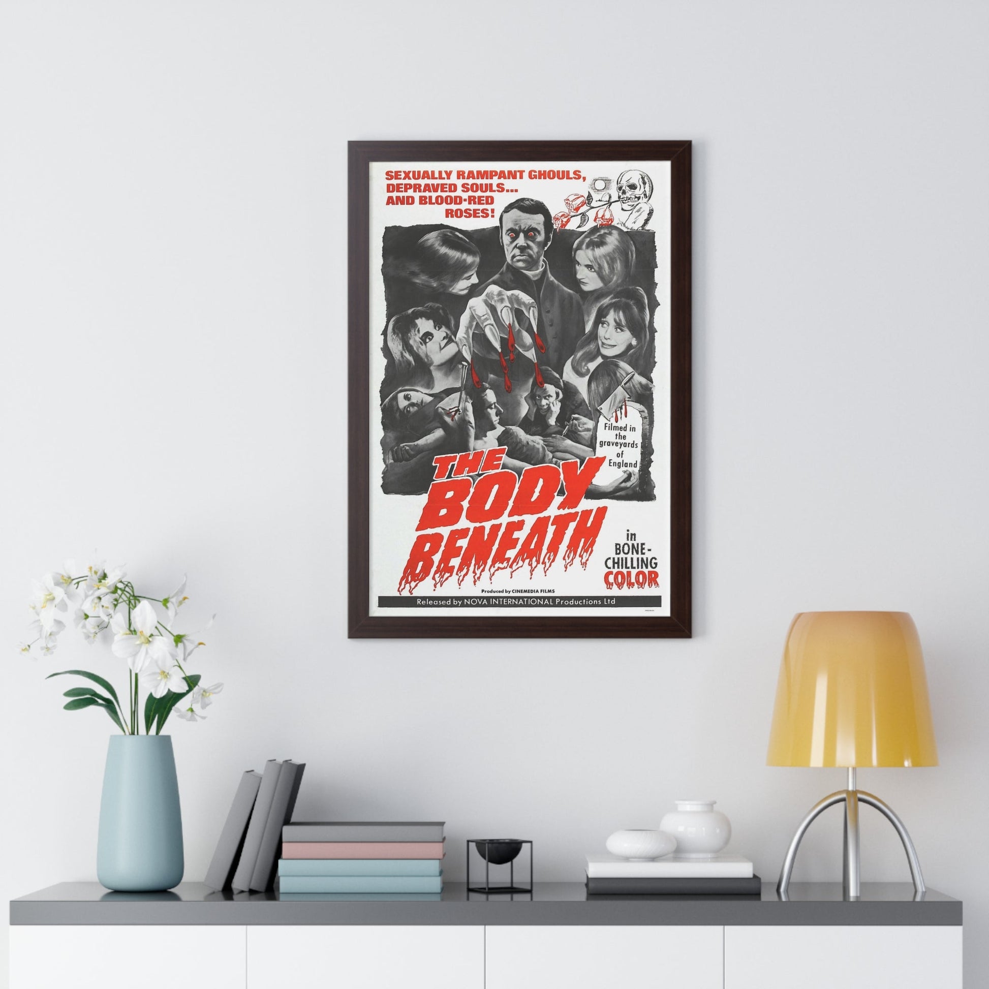 THE BODY BENEATH 1970 - Framed Movie Poster-The Sticker Space