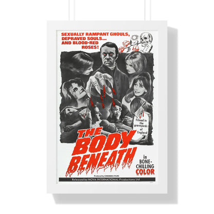 THE BODY BENEATH 1970 - Framed Movie Poster-16″ x 24″-The Sticker Space