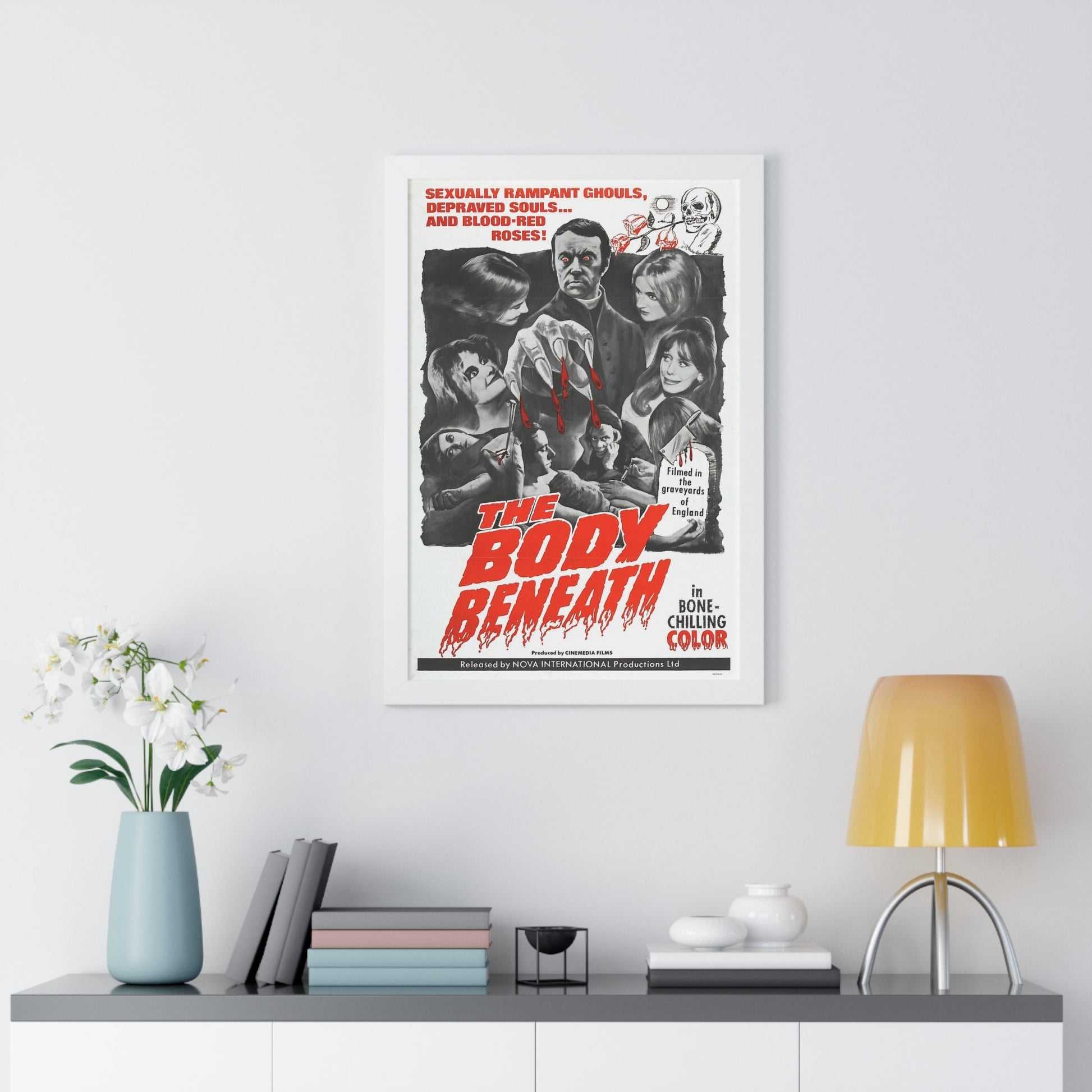 THE BODY BENEATH 1970 - Framed Movie Poster-The Sticker Space