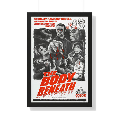 THE BODY BENEATH 1970 - Framed Movie Poster-20" x 30"-The Sticker Space