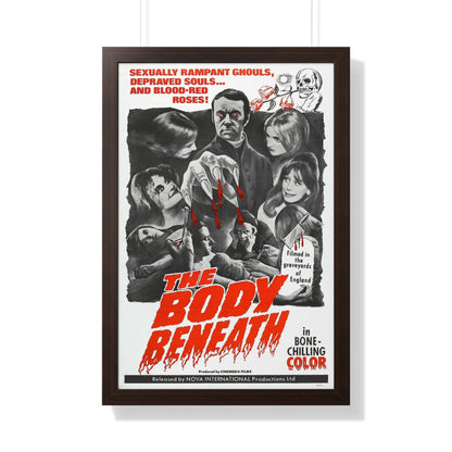 THE BODY BENEATH 1970 - Framed Movie Poster-20" x 30"-The Sticker Space