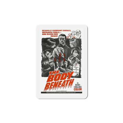 The Body Beneath 1970 Movie Poster Refrigerator Magnet 4 Inch - The Sticker Space