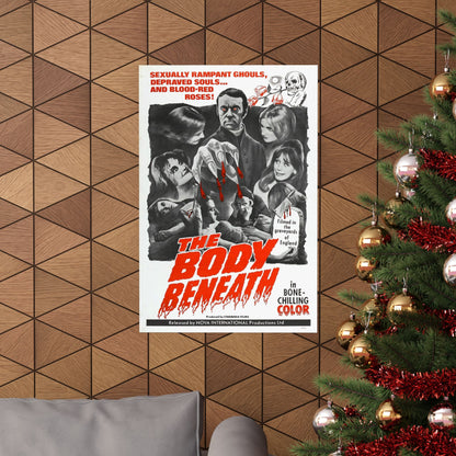 THE BODY BENEATH 1970 - Paper Movie Poster-The Sticker Space