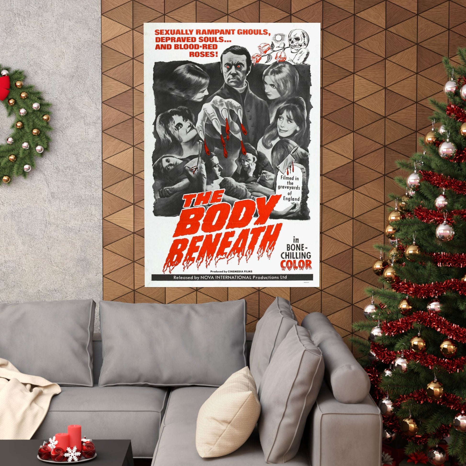 THE BODY BENEATH 1970 - Paper Movie Poster-The Sticker Space