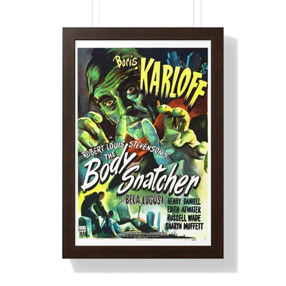THE BODY SNATCHER 1945 - Framed Movie Poster 16″ x 24″ Walnut - The Sticker Space