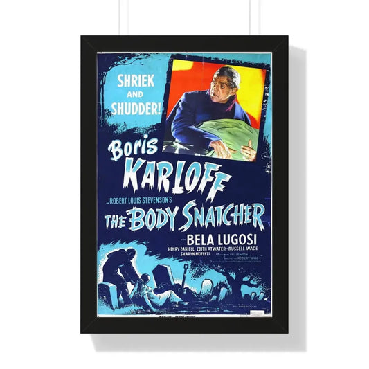 THE BODY SNATCHER (2) 1945 - Framed Movie Poster 16″ x 24″ Black - The Sticker Space