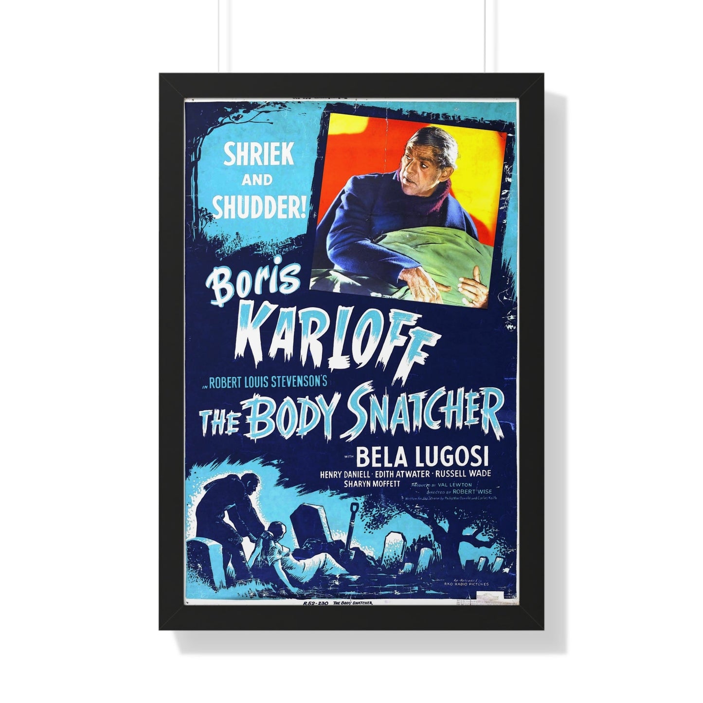 THE BODY SNATCHER (2) 1945 - Framed Movie Poster-20" x 30"-The Sticker Space