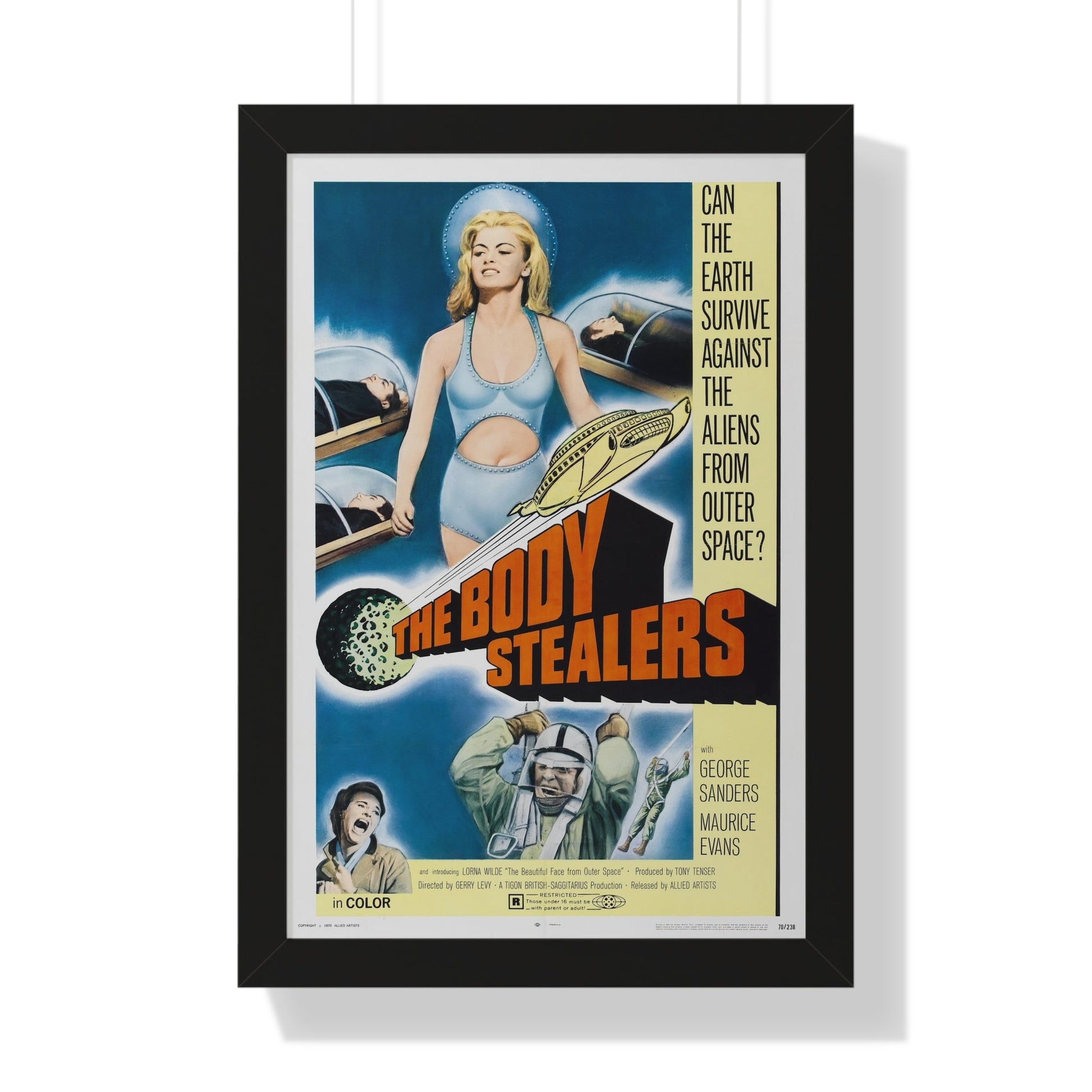 THE BODY STEALERS 1969 - Framed Movie Poster-16″ x 24″-The Sticker Space