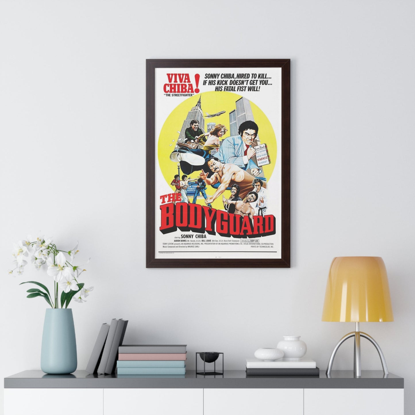 THE BODYGUARD 1973 - Framed Movie Poster-The Sticker Space